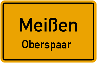 Straßenverzeichnis Meißen Oberspaar