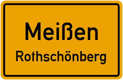 Straßenverzeichnis Meißen Rothschönberg