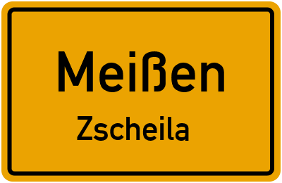 Straßenverzeichnis Meißen Zscheila