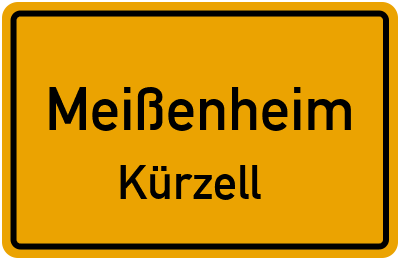 Straßenverzeichnis Meißenheim Kürzell