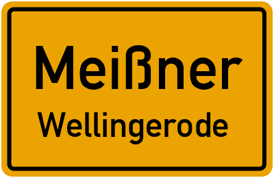 Straßenverzeichnis Meißner Wellingerode