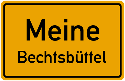 Straßenverzeichnis Meine Bechtsbüttel