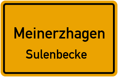Straßenverzeichnis Meinerzhagen Sulenbecke