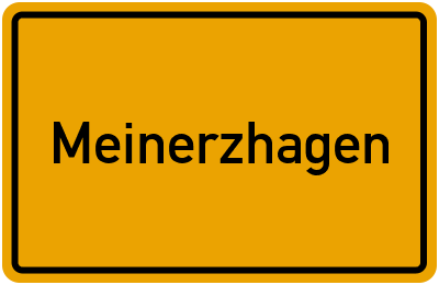 Ortsschild von Stadt Meinerzhagen in Nordrhein-Westfalen