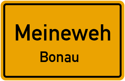 Straßenverzeichnis Meineweh Bonau