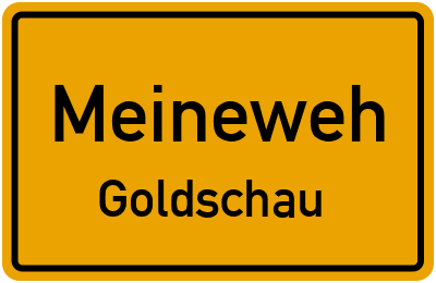 Straßenverzeichnis Meineweh Goldschau