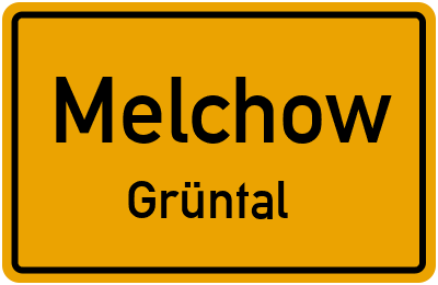 Straßenverzeichnis Melchow Grüntal