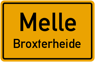 Straßenverzeichnis Melle Broxterheide