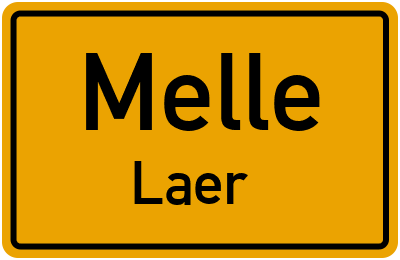 Straßenverzeichnis Melle Laer