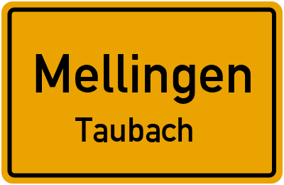 Straßenverzeichnis Mellingen Taubach