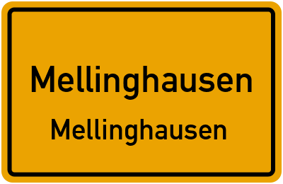 Straßenverzeichnis Mellinghausen Mellinghausen