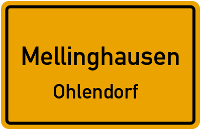 Straßenverzeichnis Mellinghausen Ohlendorf
