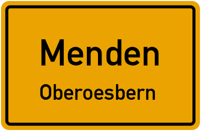 Straßenverzeichnis Menden Oberoesbern