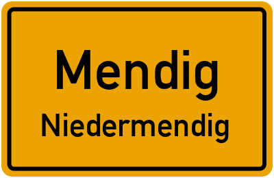 Straßenverzeichnis Mendig Niedermendig