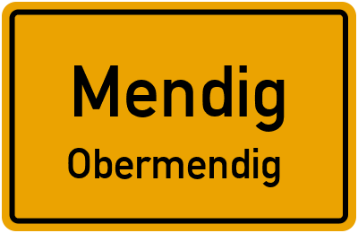 Straßenverzeichnis Mendig Obermendig