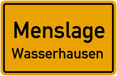 Straßenverzeichnis Menslage Wasserhausen
