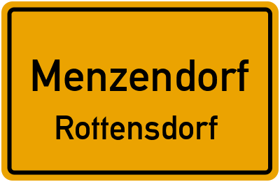 Straßenverzeichnis Menzendorf Rottensdorf