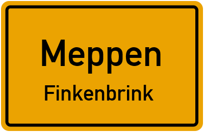 Straßenverzeichnis Meppen Finkenbrink