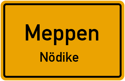 Straßenverzeichnis Meppen Nödike