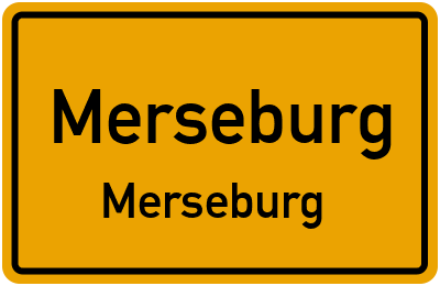 Straßenverzeichnis Merseburg Merseburg