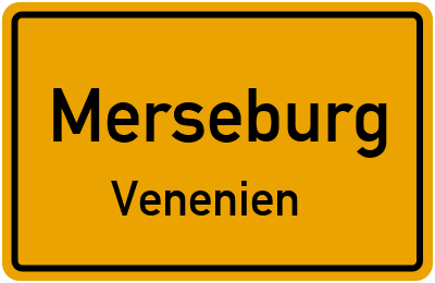Straßenverzeichnis Merseburg Venenien