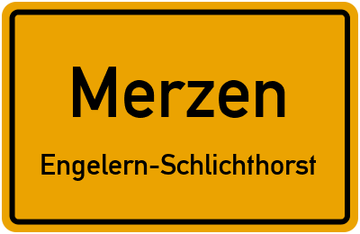 Straßenverzeichnis Merzen Engelern-Schlichthorst