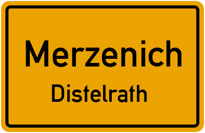 Straßenverzeichnis Merzenich Distelrath