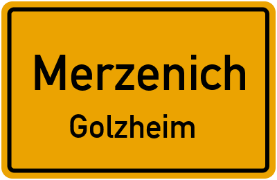 Straßenverzeichnis Merzenich Golzheim