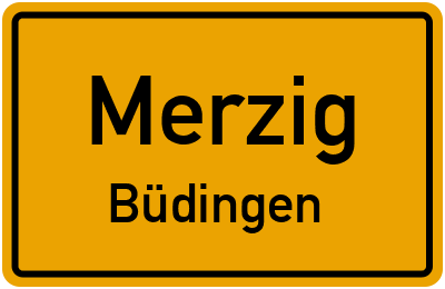 Straßenverzeichnis Merzig Büdingen