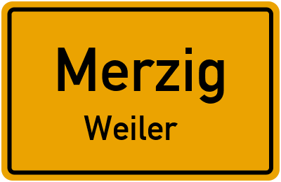 Straßenverzeichnis Merzig Weiler