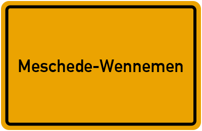 Branchenbuch Meschede-Wennemen, Nordrhein-Westfalen