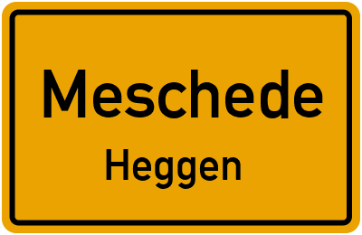 Straßenverzeichnis Meschede Heggen