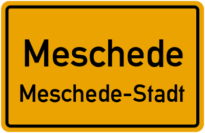 Straßenverzeichnis Meschede Meschede-Stadt