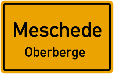 Straßenverzeichnis Meschede Oberberge