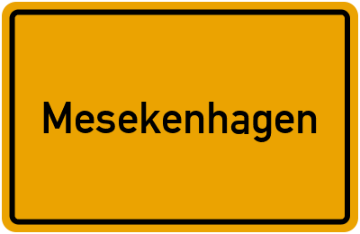 Mesekenhagen in Mecklenburg-Vorpommern