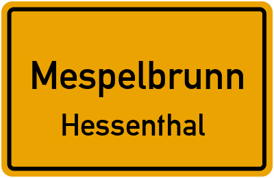 Straßenverzeichnis Mespelbrunn Hessenthal
