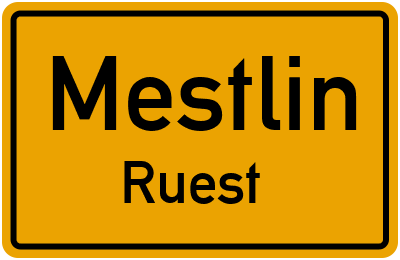 Straßenverzeichnis Mestlin Ruest