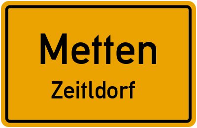 Straßenverzeichnis Metten Zeitldorf