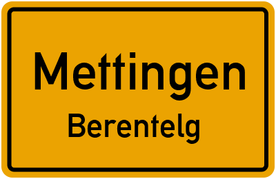 Straßenverzeichnis Mettingen Berentelg