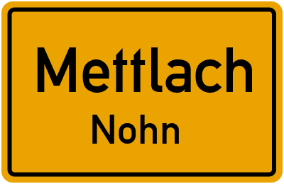 Straßenverzeichnis Mettlach Nohn