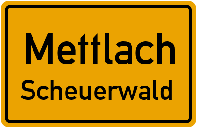 Straßenverzeichnis Mettlach Scheuerwald