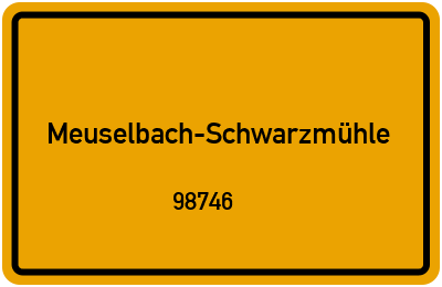 98746 Meuselbach-Schwarzmühle