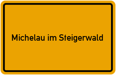 Michelau im Steigerwald in Bayern
