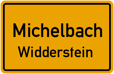 Straßenverzeichnis Michelbach Widderstein