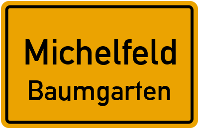 Straßenverzeichnis Michelfeld Baumgarten