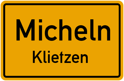 Straßenverzeichnis Micheln Klietzen