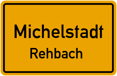 Straßenverzeichnis Michelstadt Rehbach