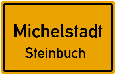 Straßenverzeichnis Michelstadt Steinbuch
