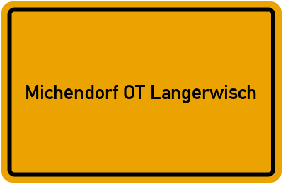 Branchenbuch Michendorf OT Langerwisch, Brandenburg