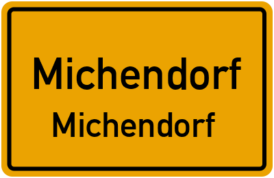 Ortsschild Michendorf Michendorf
